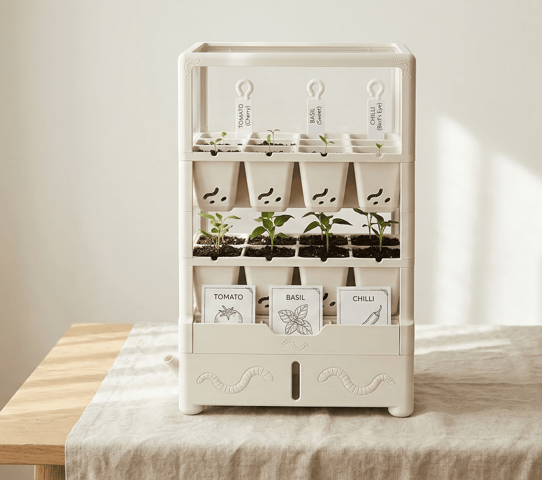 Squirm & Sprout Propagation Station — Full System